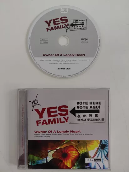 Yes Family  –  Owner Of A Lonely Heart -  Avrupa  Basım - CD Albüm