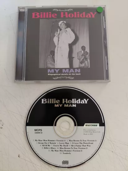 Billie Holiday – My Man - 1995 İngiltere Basım CD Albüm