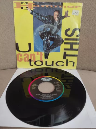 MC Hammer  – U Can’t Touch This - 1990  Almanya Basım 45’lik  Plak