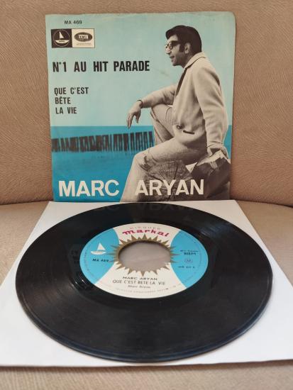 Marc Aryan –  Nº1 Au Hit Parade  - 1967 Belçika Basım 45 lik Plak