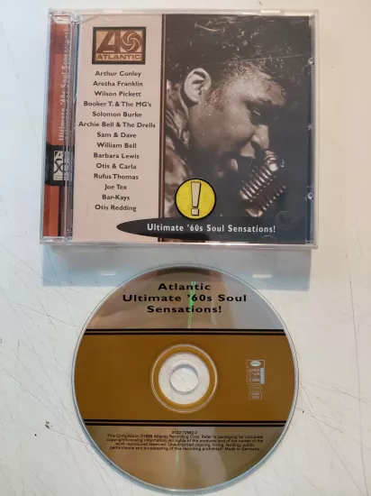 Atlantic Ultimate ’60s Soul Sensations! -  1998 Almanya Basım CD Albüm