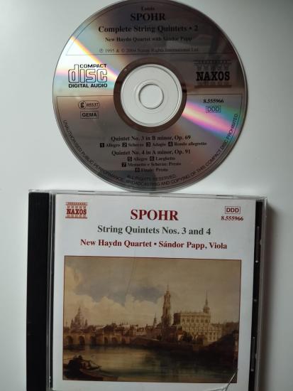 Spohr, Sándor Papp, New Haydn Quartet – String Quintets Nos. 3 And 4 - Avrupa Basım 2. El CD Albüm
