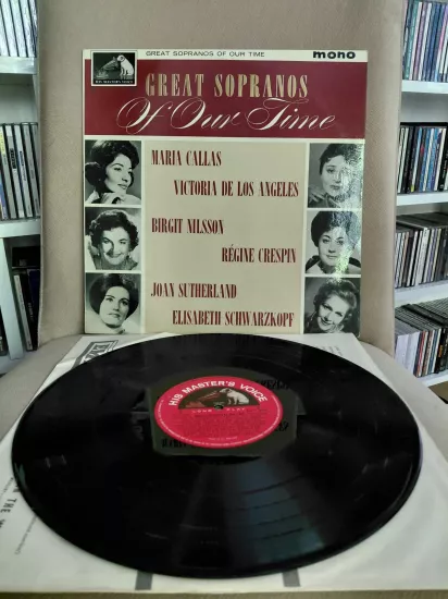 Maria Callas, Birgit Nilsson, Régine Crespin, Joan Sutherland...– Great Sopranos Of Our Time - 1963 İngiltere Basım Albüm LP Plak
