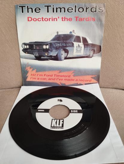 THE TIMELORDS  - Doctorin’ The Tardis   1988 Benelux  Basım 45 LİK PLAK