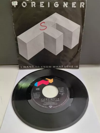 Foreigner – I Want To Know What Love Is  - 1984  Almanya Basım 45 lik Plak