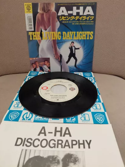a-ha ‎ – The Living Daylights ( Soundtrack/ James Bond ) - 1987  Japonya  Basım 45’lik Plak