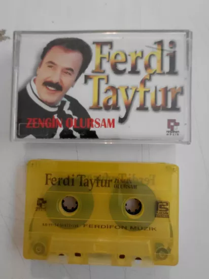 Ferdi Tayfur – Zengin Olursam -  1999 Türkiye Basım Kaset Albüm