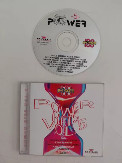 Power Hits Vol. 5  - 1998 Türkiye  Basım - CD Albüm