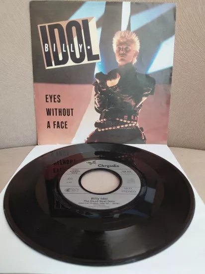 Billy Idol  –  Eyes Without A Face - 1984 Almanya  Basım 45’lik Plak