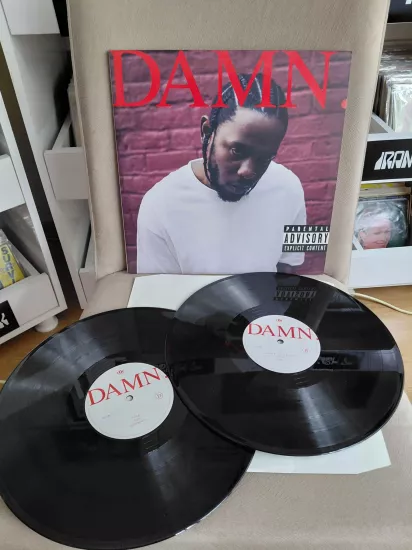 Kendrick Lamar  – Damn. - 2022  Avrupa Basım Albüm 2xLP Plak /Hip Hop