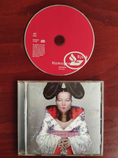 Björk – Homogenic  -  Avrupa Basım CD  Albüm