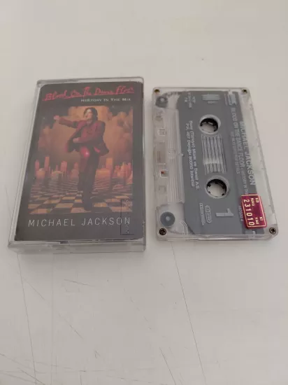 Michael Jackson ‎– Blood On The Dance Floor - HIStory - 1997  Türkiye Basım Kaset Albüm