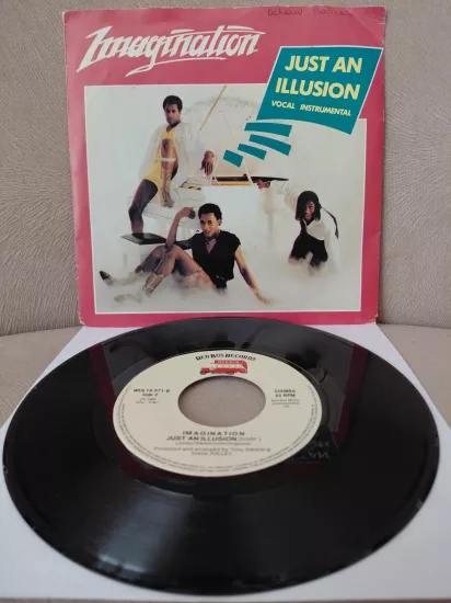 Imagination  –  Just An Illusion -  1982  Belçika Basım 45 lik Plak