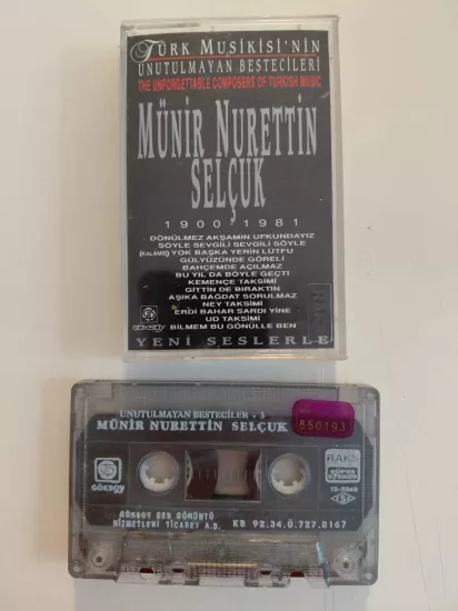 Türk Musikisi’nin Unutulmayan Bestecileri: Münir Nurettin Selçuk -  Türkiye  Basım Kaset Albüm