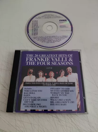 The 20 Greatest Hits Of Frankie Valli & The Four Seasons (Live) - 1990  Amerika Basım CD Albüm