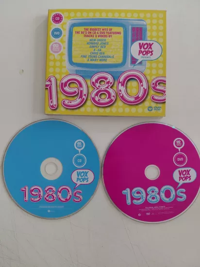 Vox Pops Presents 1980s ( Communards, Howard Jones...) - 2009 İngiltere  Basım - CD Albüm+DVD-Video