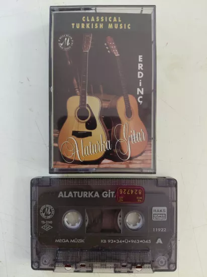 Erdinç ‎– Alaturka Gitar (Classical Turkish Music) - 1993 Türkiye Basım  Kaset Albüm