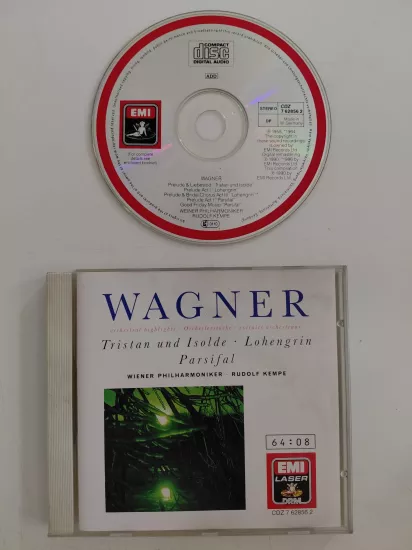 Wagner  –  Tristan Und Isolde -  Lohengrin -  Parsifal -  1990 Avrupa  Basım - CD Albüm