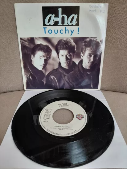 a-ha  –  Touchy - 1988  Fransa Basım 45’lik  Plak