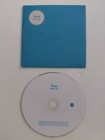 Âme – Fabric 42 (Linkwood ,Even Tuell..) – 2007 İngiltere Basım - CD Mixed /Promo