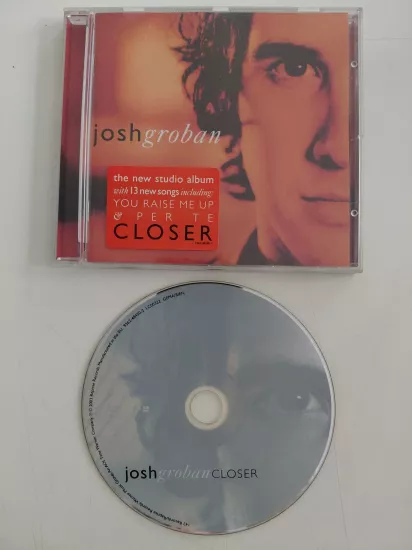Josh Groban –  Closer - 2003  Avrupa Basım - CD Albüm