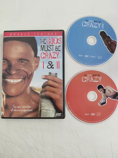 Tanrılar Çıldırmış Olmalı 1 /2 (The Gods Must Be Crazy 1 /2) –  2xDVD Set /Türkçe altyazı yoktur