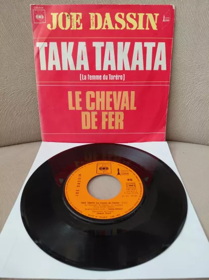 Joe Dassin  – Taka Takata (La Femme Du Toréro) -  1972  Fransa Basım 45 lik Plak