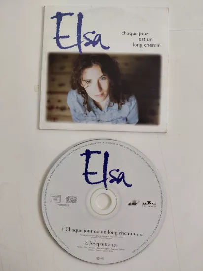 Elsa  – Chaque Jour Est Un Long Chemin -  1998  Fransa Basım - CD Single