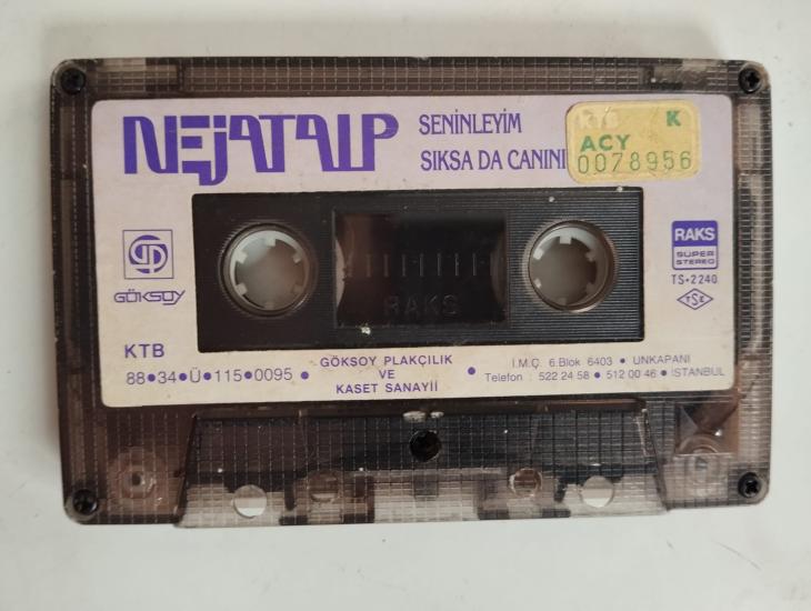 Nejat Alp - Seninleyim / Sıksa Da Canını - 1988 Türkiye Basım Kaset - Kapaksız