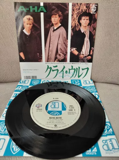 a-ha  –  Cry Wolf  - 1987  Japonya Basım 45lik Plak