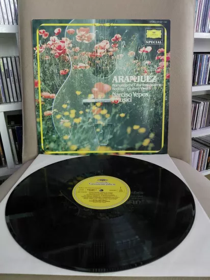 Narciso Yepes · I Musici - Rodrigo · Giuliani · Vivaldi – Aranjuez - Romantische Gitarrenkonzerte - Hollanda Dönem Basım Albüm LP Plak
