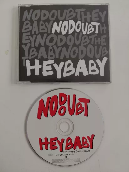 No Doubt  – Hey Baby  - 1999  Avrupa Basım - CD, Single, Promo