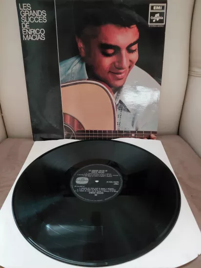 Enrico Macias  –  Les Grands Succes De Enrico Macias ( El Porompompero ) -  1971 Hollanda Basım LP Plak