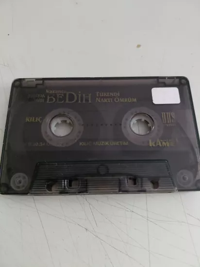 Kazancı Bedih – Tükendi Naktı Ömrüm -  Türkiye Basım Kaset Albüm/ Kapaksız