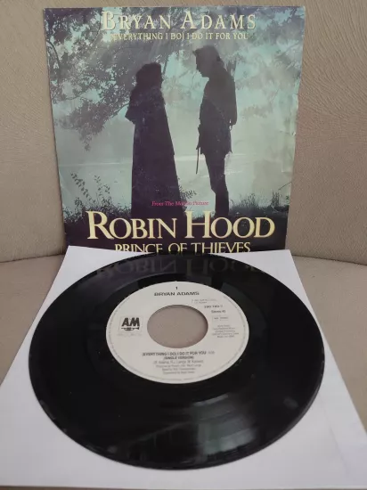 Bryan Adams  – (Everything I Do) I Do It For You  - 1991  Almanya Basım 45’lik  Plak