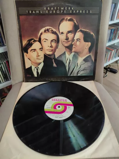 Kraftwerk  ‎– Trans Europe Express - 1977  Türkiye Basım Albüm - LP Plak