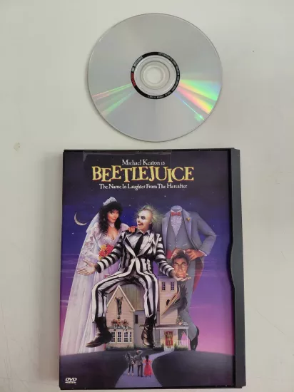 Beetlejuice ( Beterböcek)  -  Yön: Tim Burton  - DVD Film (Snapcase) /1. Bölge-Türkçe altyazı yoktur