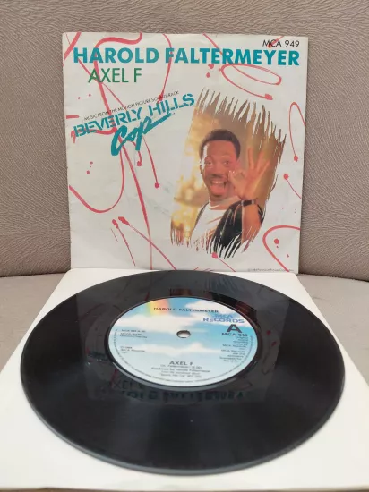 Harold Faltermeyer  – Axel F ( Soundtrack ) - 1984  ingiltere Basım 45’lik Plak