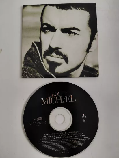 George Michael –  The Spinning The Wheel E.P. - 1996  Avrupa Basım - CD  EP, Promo