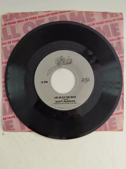 Scott McKenzie –  San Francisco - 1972  USA Basım 45 lik Plak