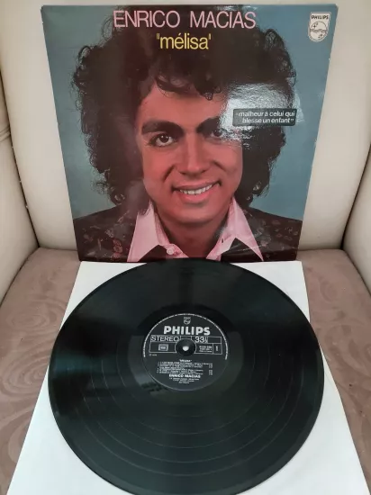 Enrico Macias  –  Mélisa -  1975  Fransa Basım LP Plak