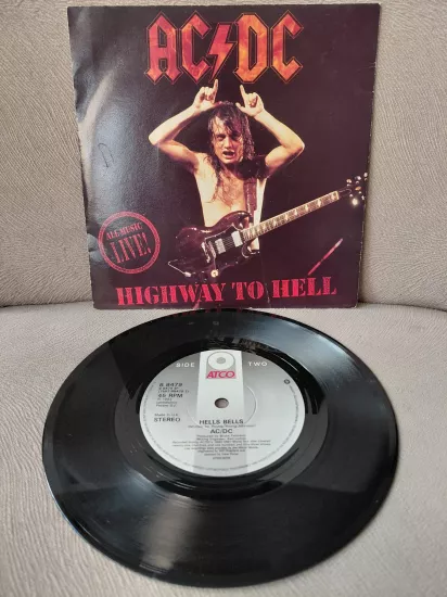 AC/DC  –  Highway To Hell  - 1992  İngiltere Basım 45lik Plak