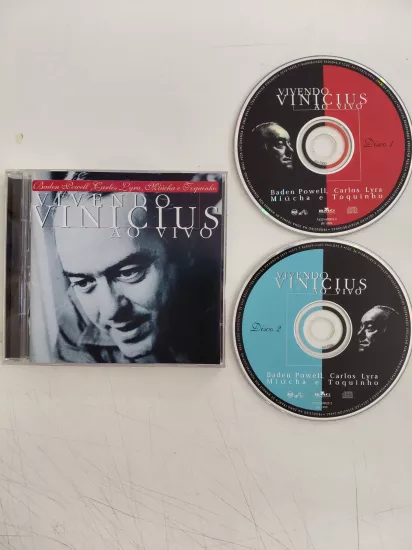 Baden Powell, Carlos Lyra, Miúcha E Toquinho – Vivendo Vinicius Ao Vivo – Vive La France - 1999 Brezilya  Basım - 2xCD Albüm