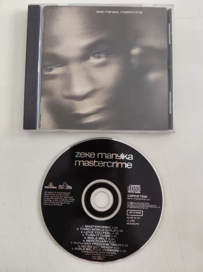 Zeke Manyika  – Mastercrime -  1989  İngiltere  Basım - CD Albüm