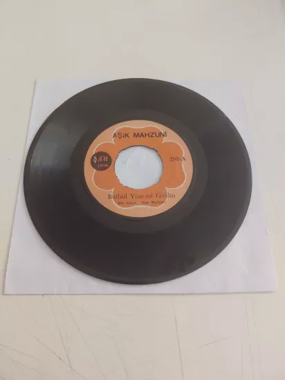 Aşık Mahzuni Şerif – Bülbül Yine Mi Geldin / Meydan Sizindir - Türkiye Basım 45’lik Plak/Kapaksız