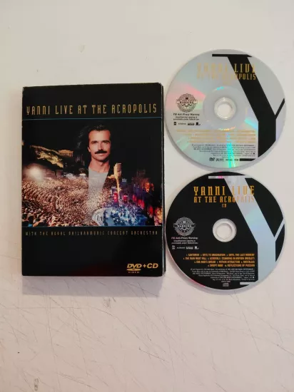Yanni - Live At The Acropolis - 2005  USA Basım - DVD+ CD