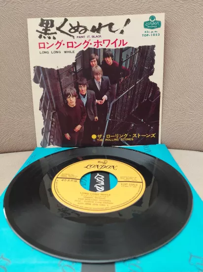 ROLLING STONES - Paint It Black - 1966 Japonya Basım Nadir 45lik Plak