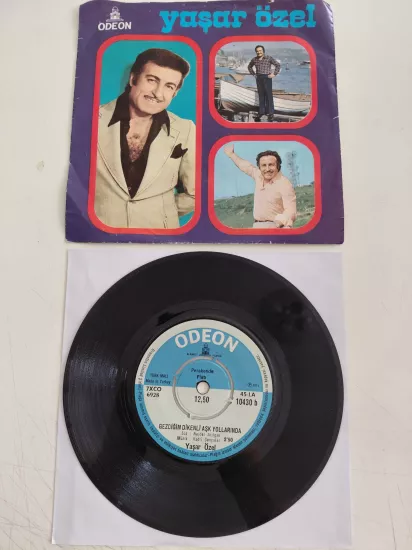 Yaşar Özel  –  Artık Bu Solan Bahçede  - 1974  Türkiye  Basım 45’lik Plak