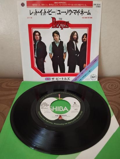 The Beatles  -  Let It Be / You Know My Name - 1977 Japonya  Basım 45lik Plak