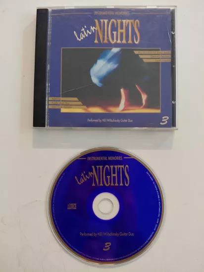 Hill/Wiltschinsky Guitar Duo  – Latin Nights 3  – 1996 Danimarka Basım - CD Albüm
